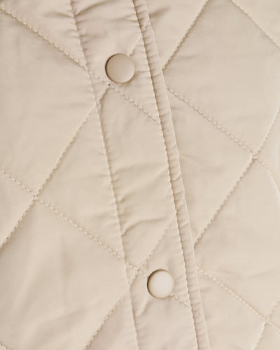 Daisy Short Quilt Vest - Beige - Sisters Point - Khaki 2