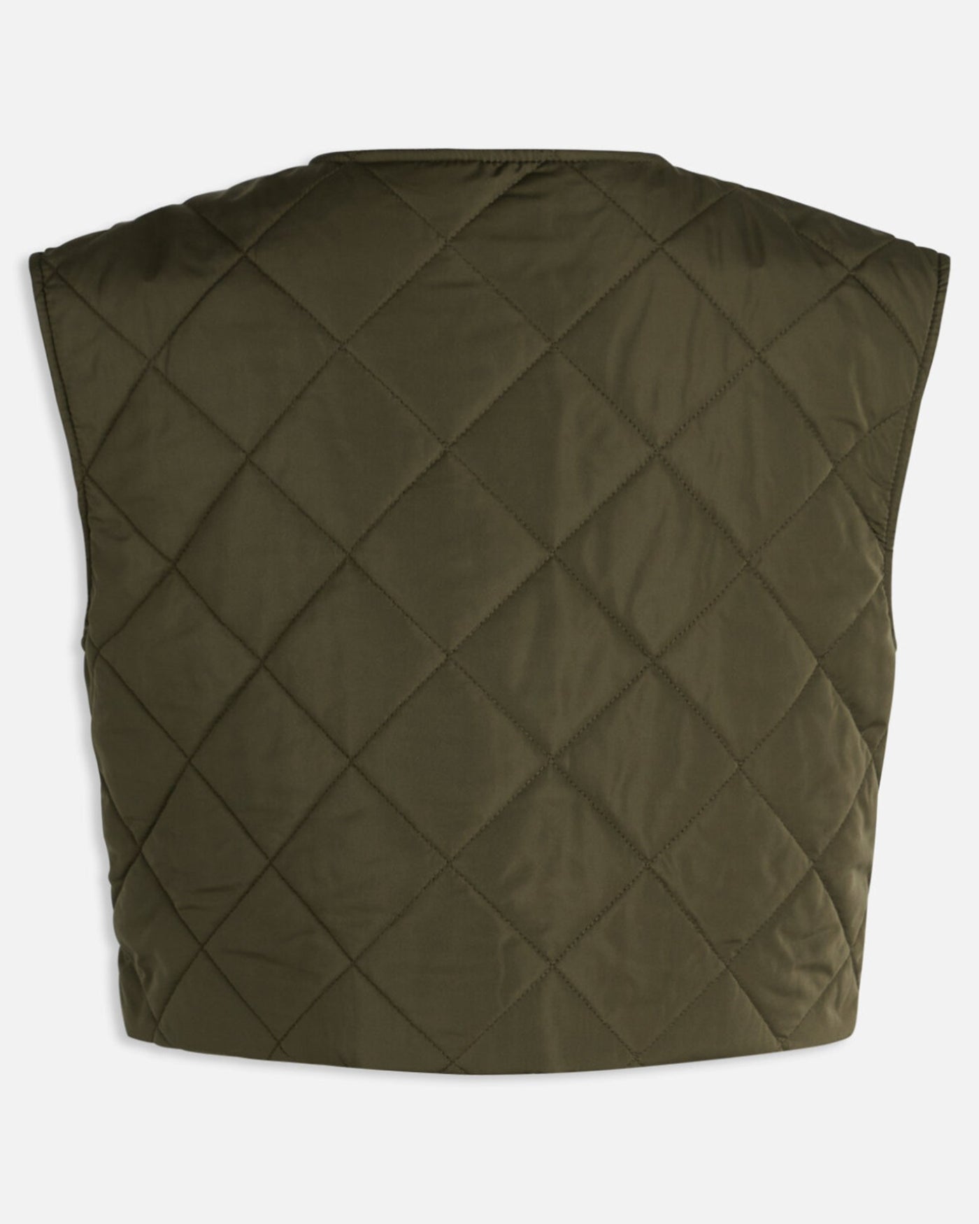 Daisy Short Quilt Vest - Khaki - Sisters Point - Green 3