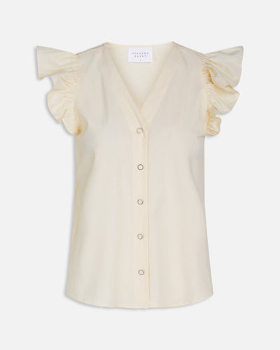 Elga Blouse - Yellow/White - Sisters Point - Yellow 2