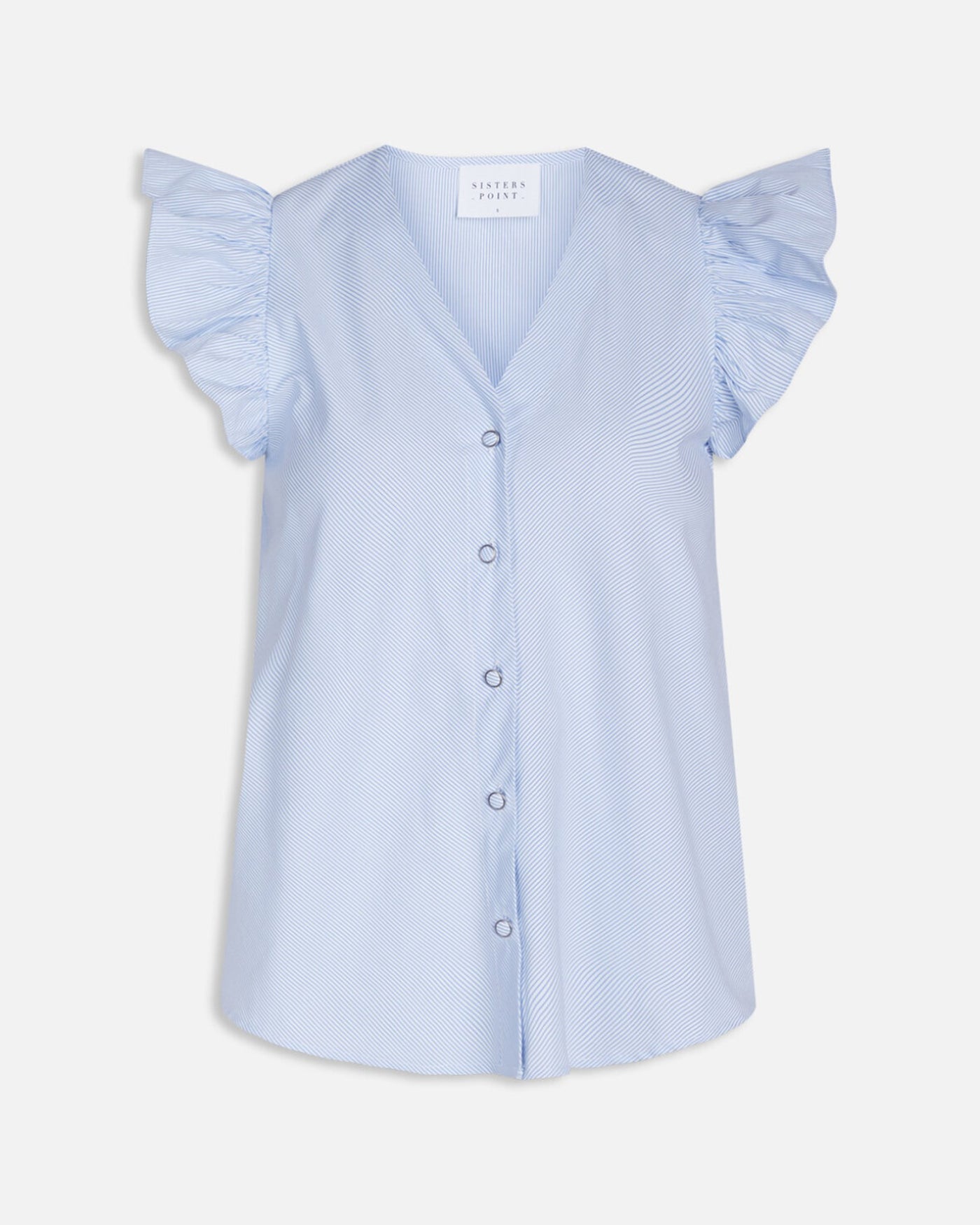 Elga Blouse - Blue/White - Sisters Point - Blue