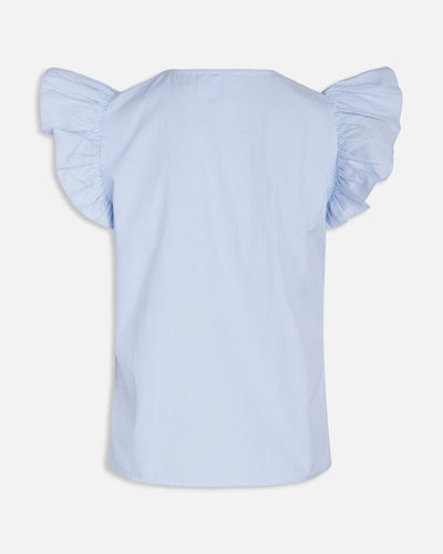 Elga Blouse - Blue/White - Sisters Point - Blue 2