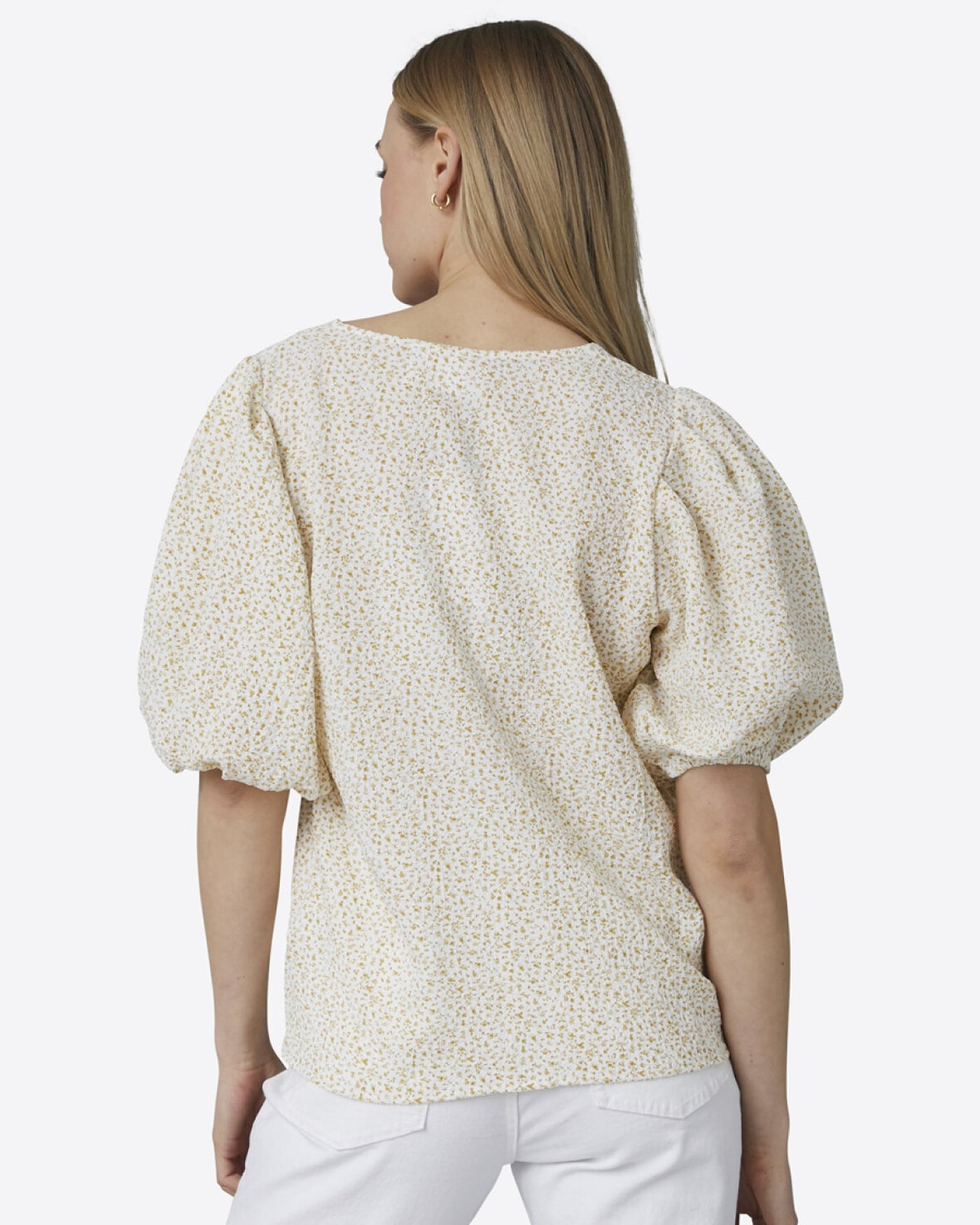 Elica Blouse - Yellow Flower - Sisters Point - Yellow 2