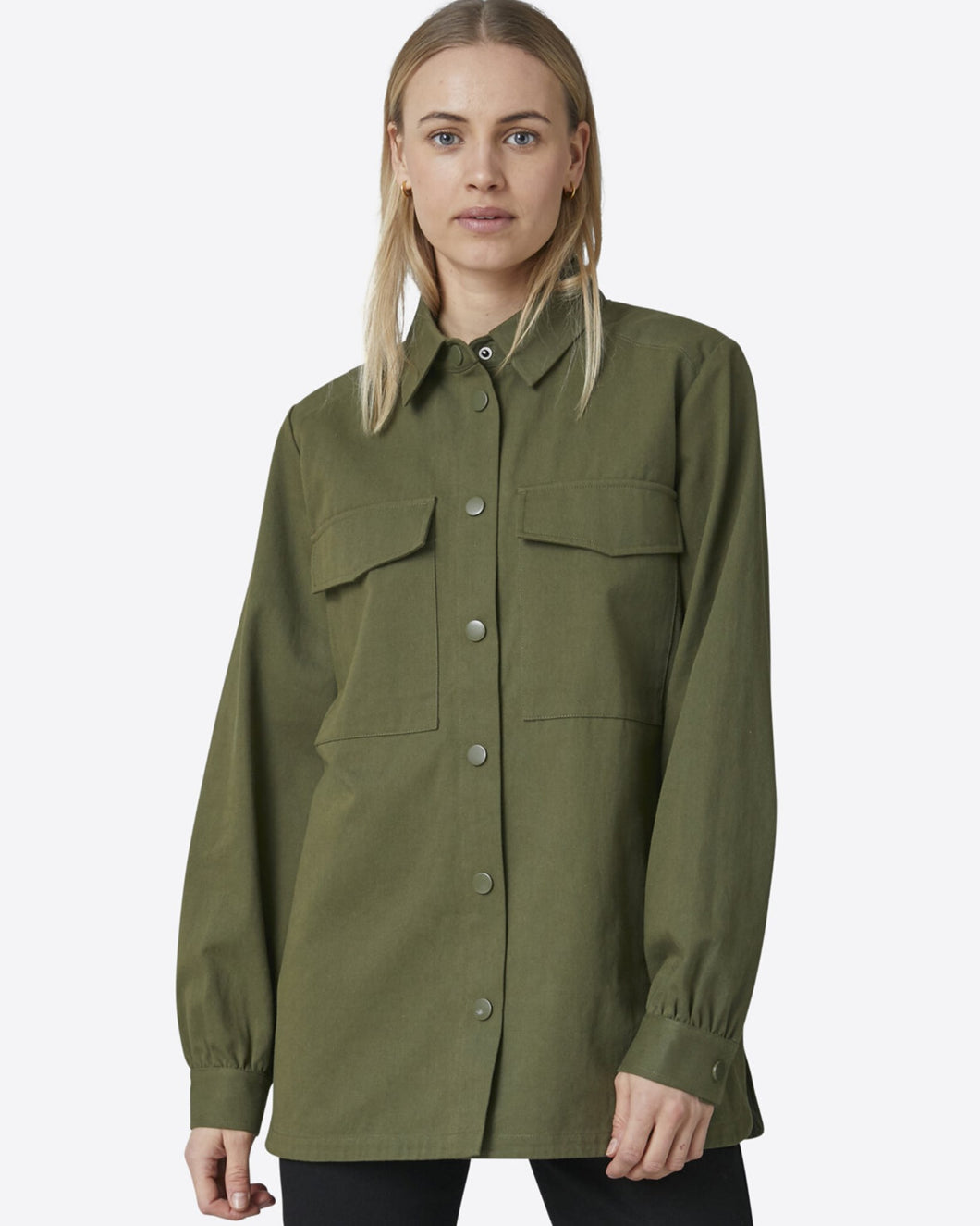 Emila Shirt - Olive - Sisters Point - Green