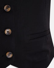 Cargar imagen en el visor de la galería, Meja Blazer Vest - Black - Sisters Point - Black 5
