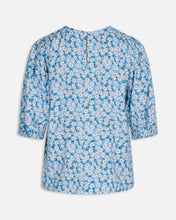 Carregar imagem no visualizador da galeria, Ucia Blouse - Small Flower - Sisters Point - Blue 3
