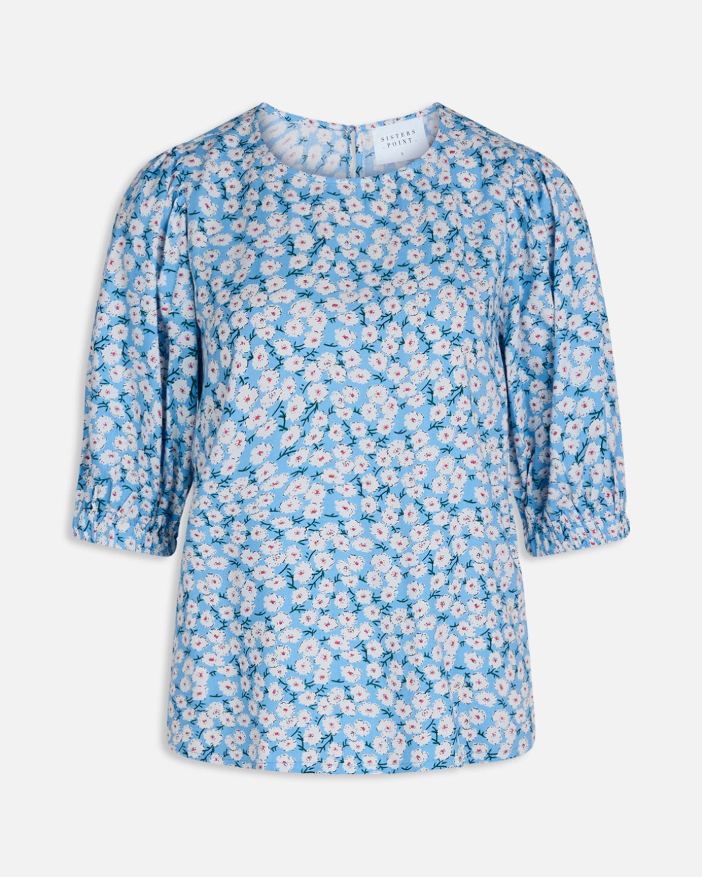 Ucia Blouse - Small Flower - Sisters Point - Blue