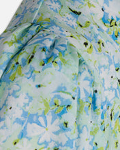 Charger l&#39;image dans la galerie, Varia Blouse - Blue/Green Flower - Sisters Point - Blue 2
