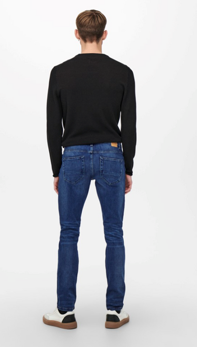 Loom Slim Jeans - Blue Denim - Only & Sons - Blue 3