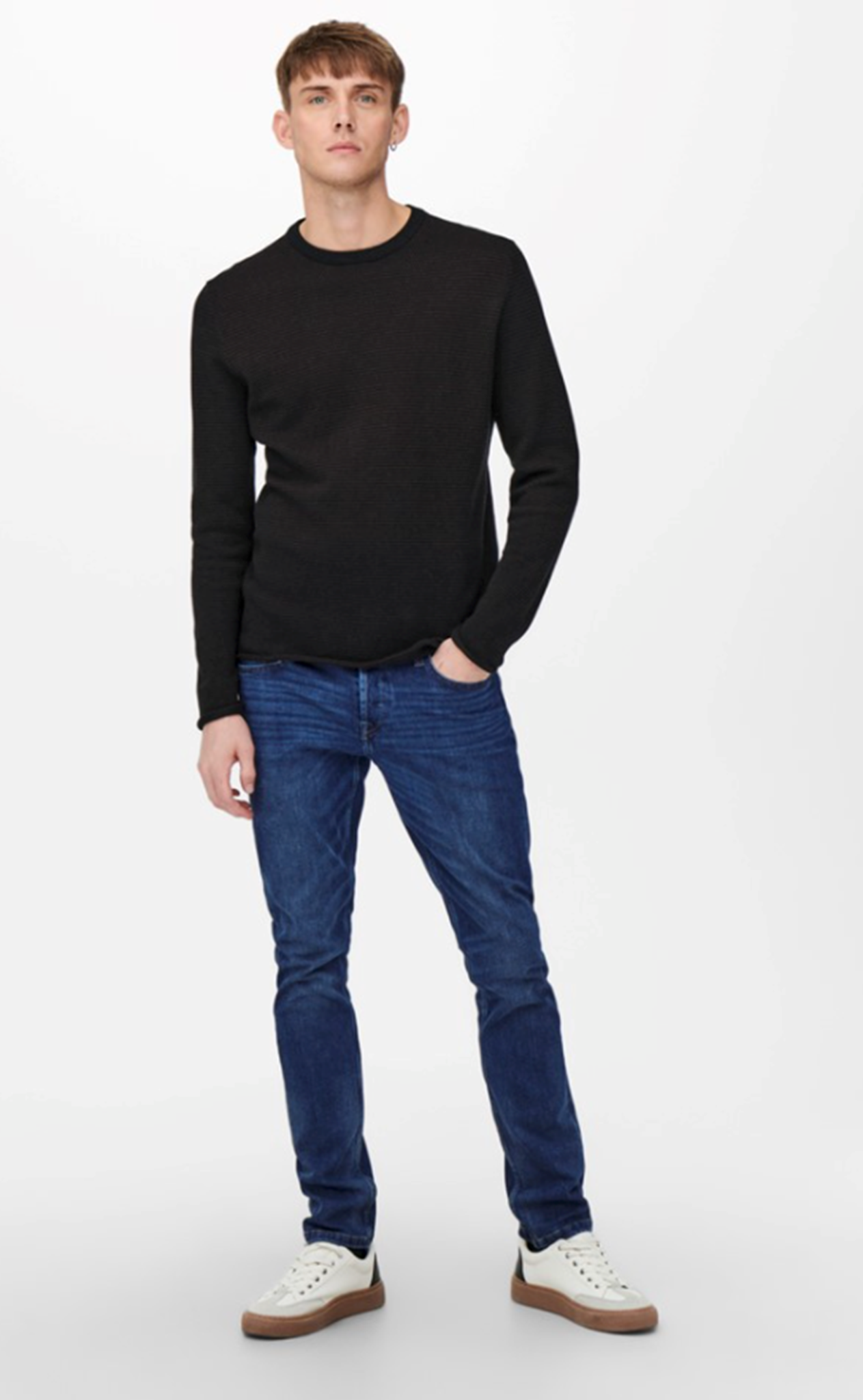 Loom Slim Jeans - Blue Denim - Only & Sons - Blue 5