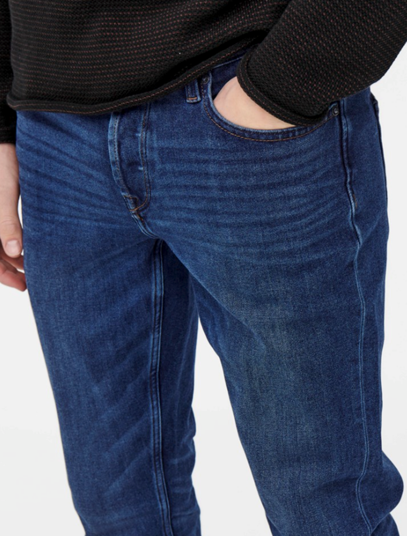 Loom Slim Jeans - Blue Denim - Only & Sons - Blue 4