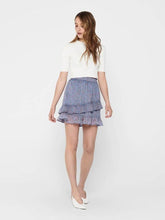 Load image into Gallery viewer, Small-flowered skirt - Vista Blue - Jacqueline de Yong - Blue
