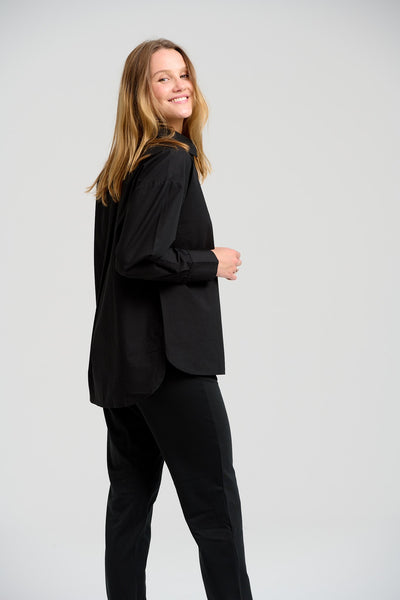 Relaxed Shirt - Black - TeeShoppen - Black 4