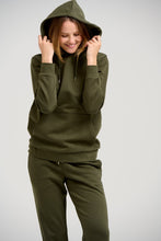 Load image into Gallery viewer, Basic Hoodie Sweat - Dark Green - TeeShoppen - Green 2
