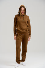 Load image into Gallery viewer, Basic Hoodie Sweat - Brown - TeeShoppen - Brown 2
