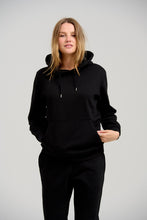 Load image into Gallery viewer, Basic Hoodie Sweat - Black - TeeShoppen - Black 2
