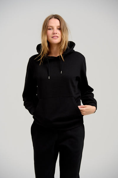 Basic Hoodie Sweat - Black - TeeShoppen - Black 2