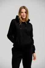 Load image into Gallery viewer, Basic Hoodie Sweat - Black - TeeShoppen - Black
