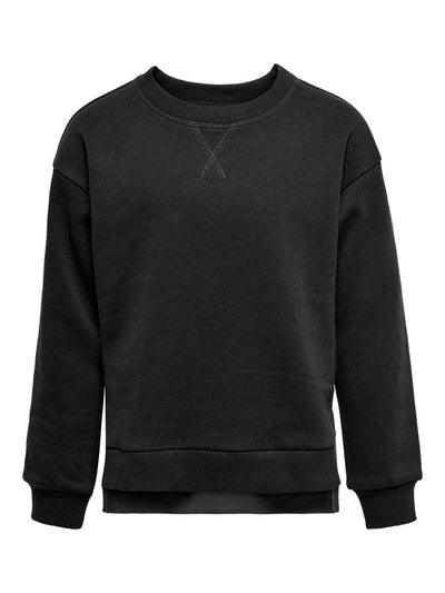 Every Life O-Neck Sweatshirt - Black - Kids Only - Black