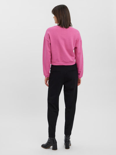 Chicago Rib Sweat Sweater  - Pink - Vero Moda - Pink 2