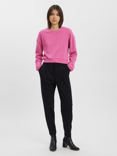 Chicago Rib Sweat Sweater  - Pink - Vero Moda - Pink