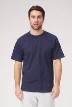 Cargar imagen en el visor de la galería, Oversized T-shirt - Navy - TeeShoppen - Blue
