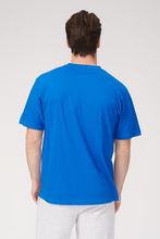 Cargar imagen en el visor de la galería, Oversized T-shirt - Swedish Blue - TeeShoppen - Blue 2
