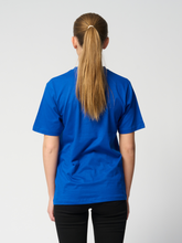 Load image into Gallery viewer, Oversized t-shirt - Blue - TeeShoppen - Blue 4
