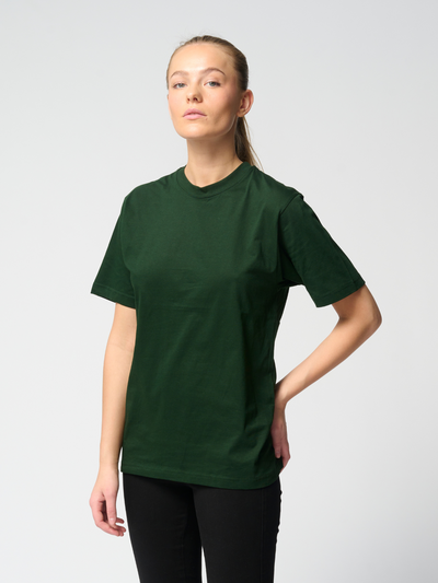 Oversized t-shirt - Bottle Green - TeeShoppen - Green 3