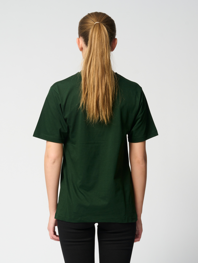 Oversized t-shirt - Bottle Green - TeeShoppen - Green 4