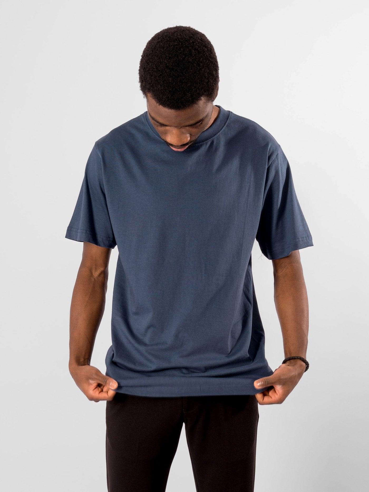 Oversized T-shirt - Harbour Blue - TeeShoppen - Blue 3