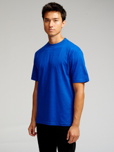 Cargar imagen en el visor de la galería, Oversized T-shirt - Blue - TeeShoppen - Blue 3
