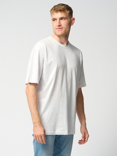 Oversized T-shirt - Light Grey - TeeShoppen - Grey 3