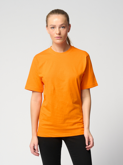 Oversized t-shirt - Orange - TeeShoppen - Orange