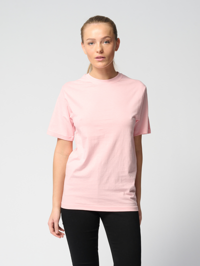 Oversized t-shirt - Rose - TeeShoppen - Pink