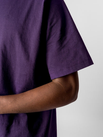 Oversized T-shirt - Purple - TeeShoppen - Purple 5