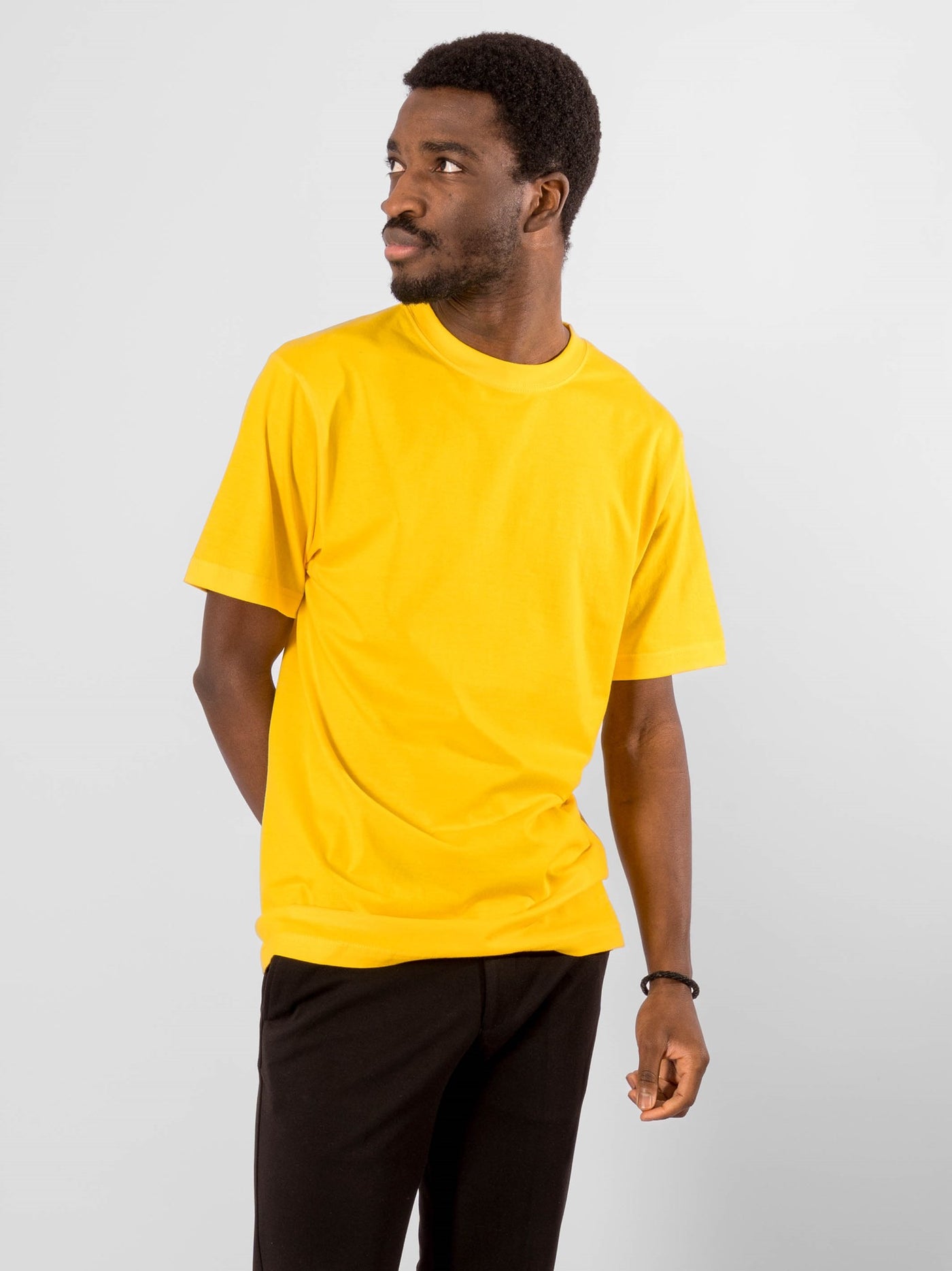 Oversized T-shirt - Yellow - TeeShoppen - Yellow