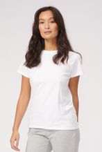 Load image into Gallery viewer, Basic T-Shirt - White - TeeShoppen - White 3
