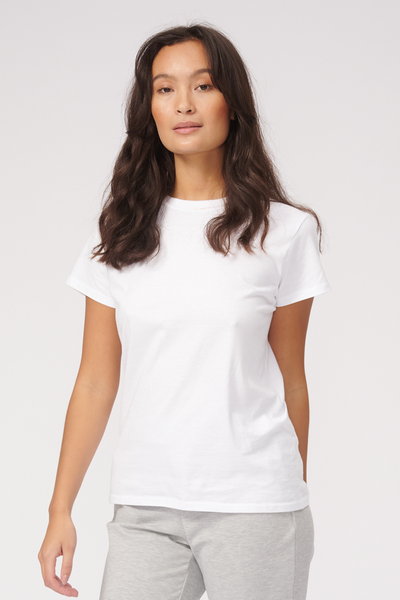 Basic T-Shirt - White - TeeShoppen - White 3