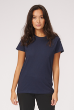 Load image into Gallery viewer, Basic T-Shirt - Navy - TeeShoppen - Blue
