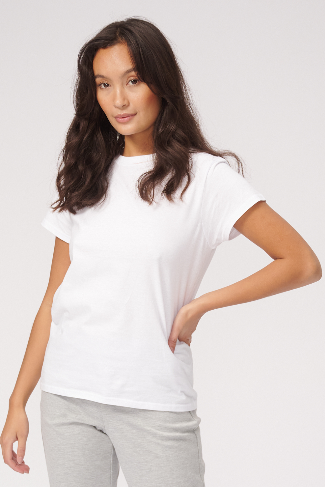 Basic T-Shirt - White - TeeShoppen - White 4