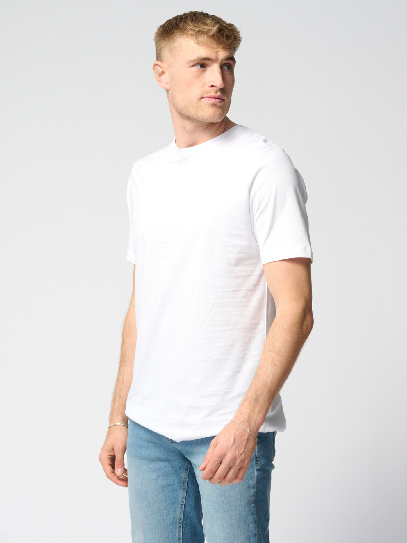 Organic Basic T-shirt - White - TeeShoppen - White 3