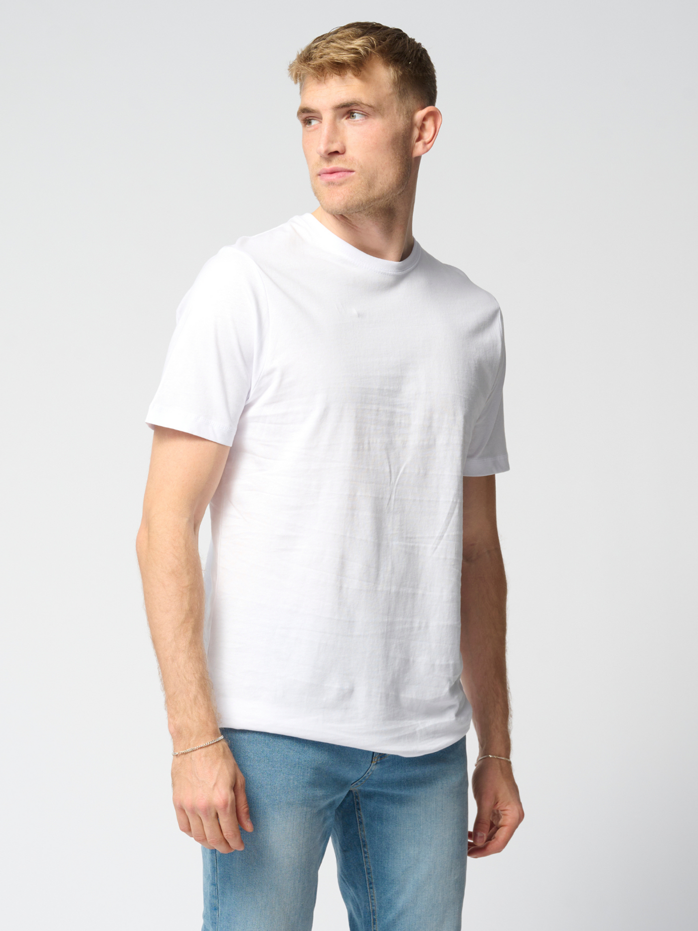 Organic Basic T-shirt - White - TeeShoppen - White 8