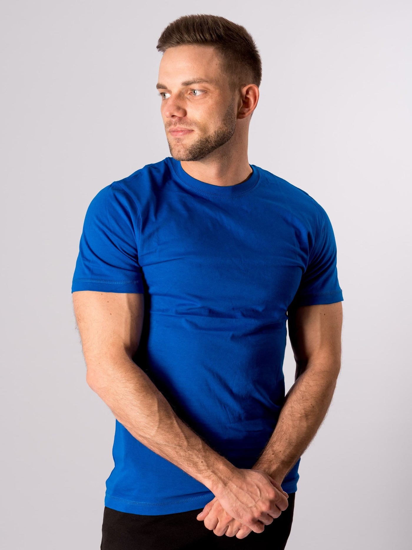 Organic Basic T-shirt - Blue - TeeShoppen - Blue