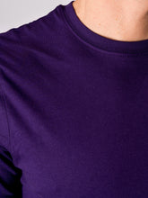 Load image into Gallery viewer, Organic Basic T-shirt - Purple - TeeShoppen - Purple 4
