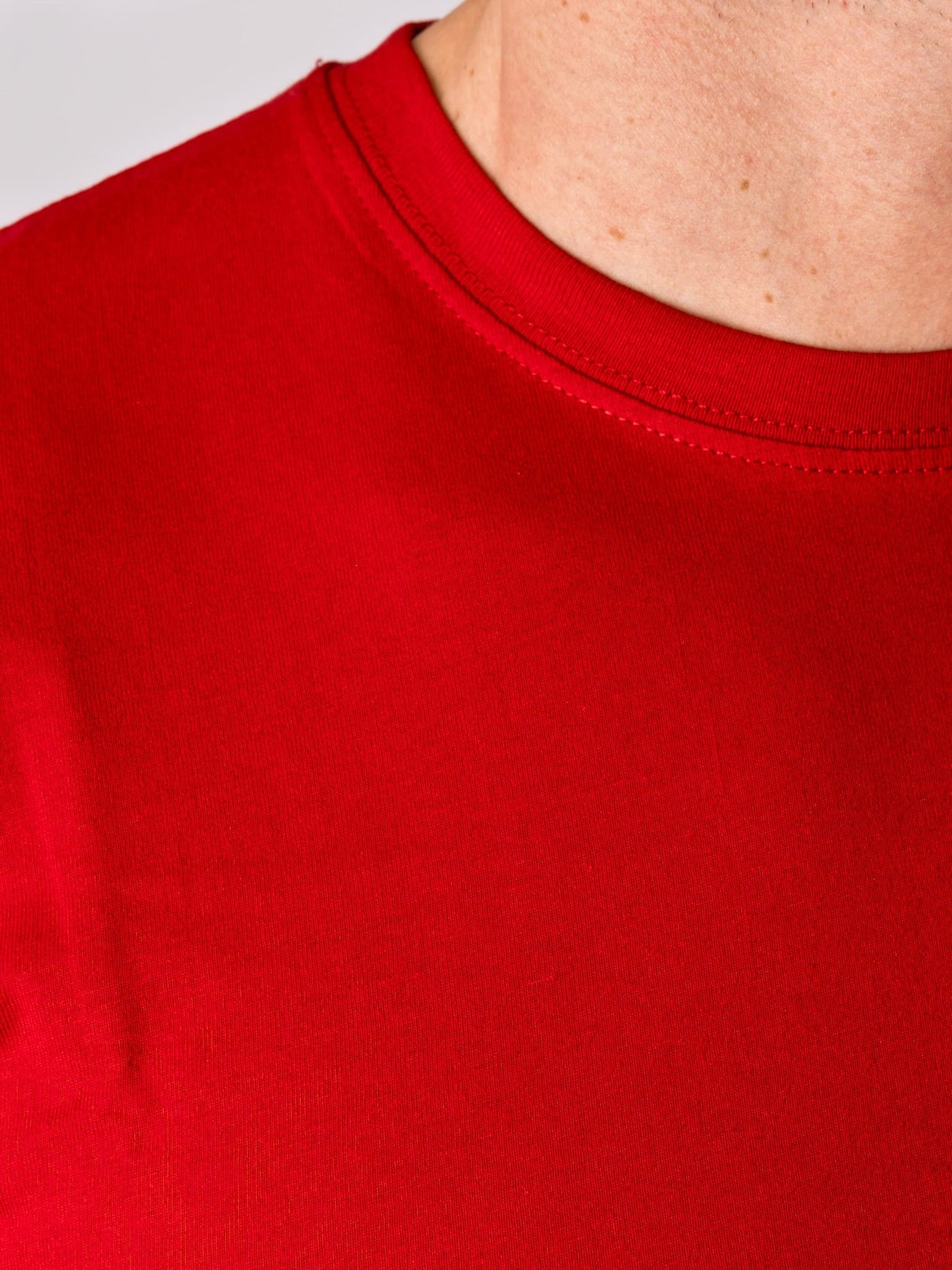 Organic Basic T-shirt - Red - TeeShoppen - Red 4