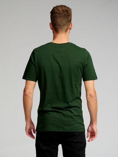 Organic Basic T-shirt - Dark Green - TeeShoppen - Green 4