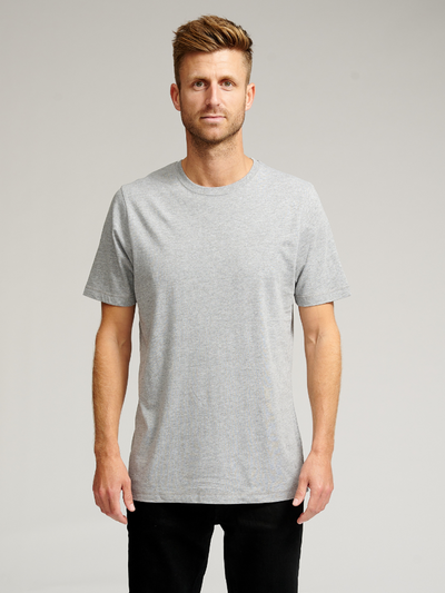 Organic Basic T-shirt - Gray - TeeShoppen - Grey