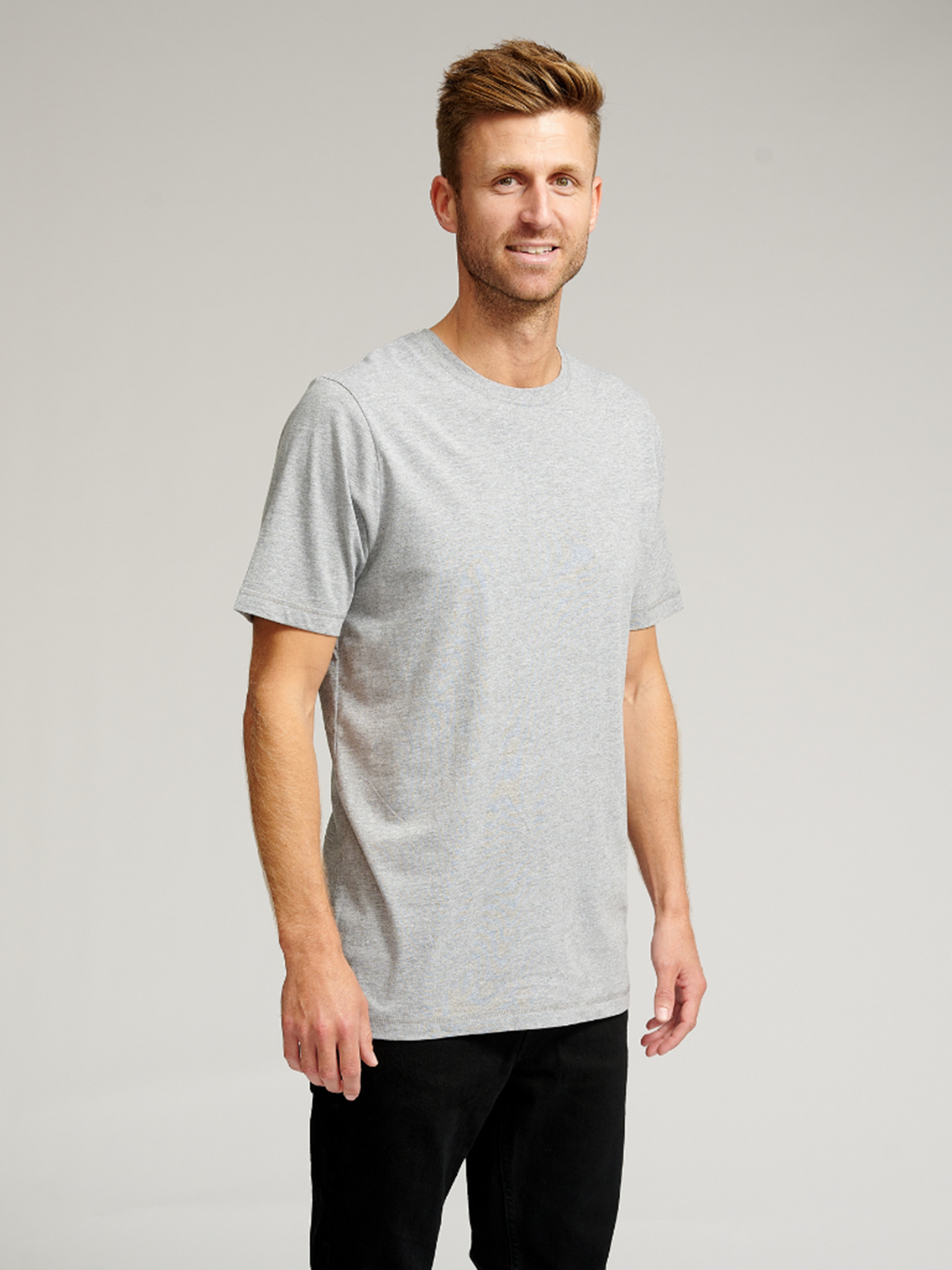 Organic Basic T-shirt - Gray - TeeShoppen - Grey 2