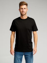 Load image into Gallery viewer, Organic Basic T-shirt - Black - TeeShoppen - Black
