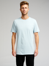 Load image into Gallery viewer, Organic Basic T-shirt - Light Blue - TeeShoppen - Blue
